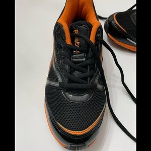 Black and Orange Reebok